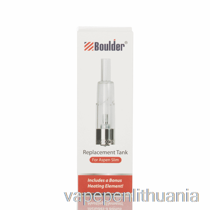Boulder Aspen Slim Pakeitimo Bakas Vape Skystis